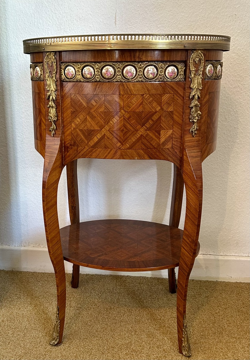Louis XV Style Side Table, Coffee Table, Or Bedside Table-photo-4
