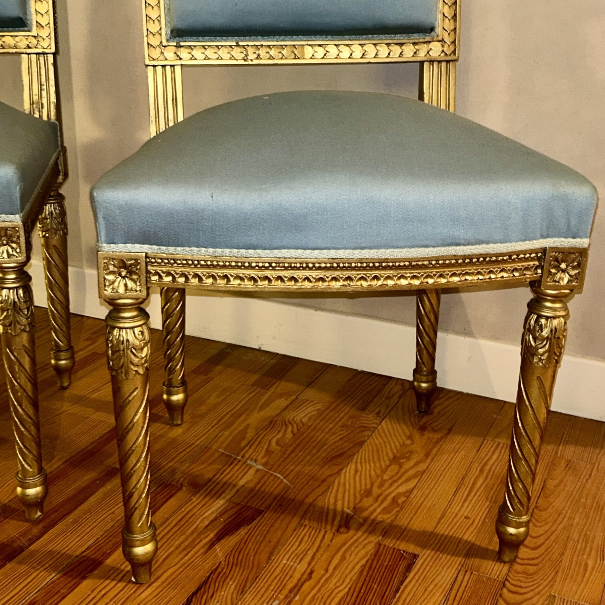 Paire de Chaises de Style Louis XVI Vers 1900-photo-5