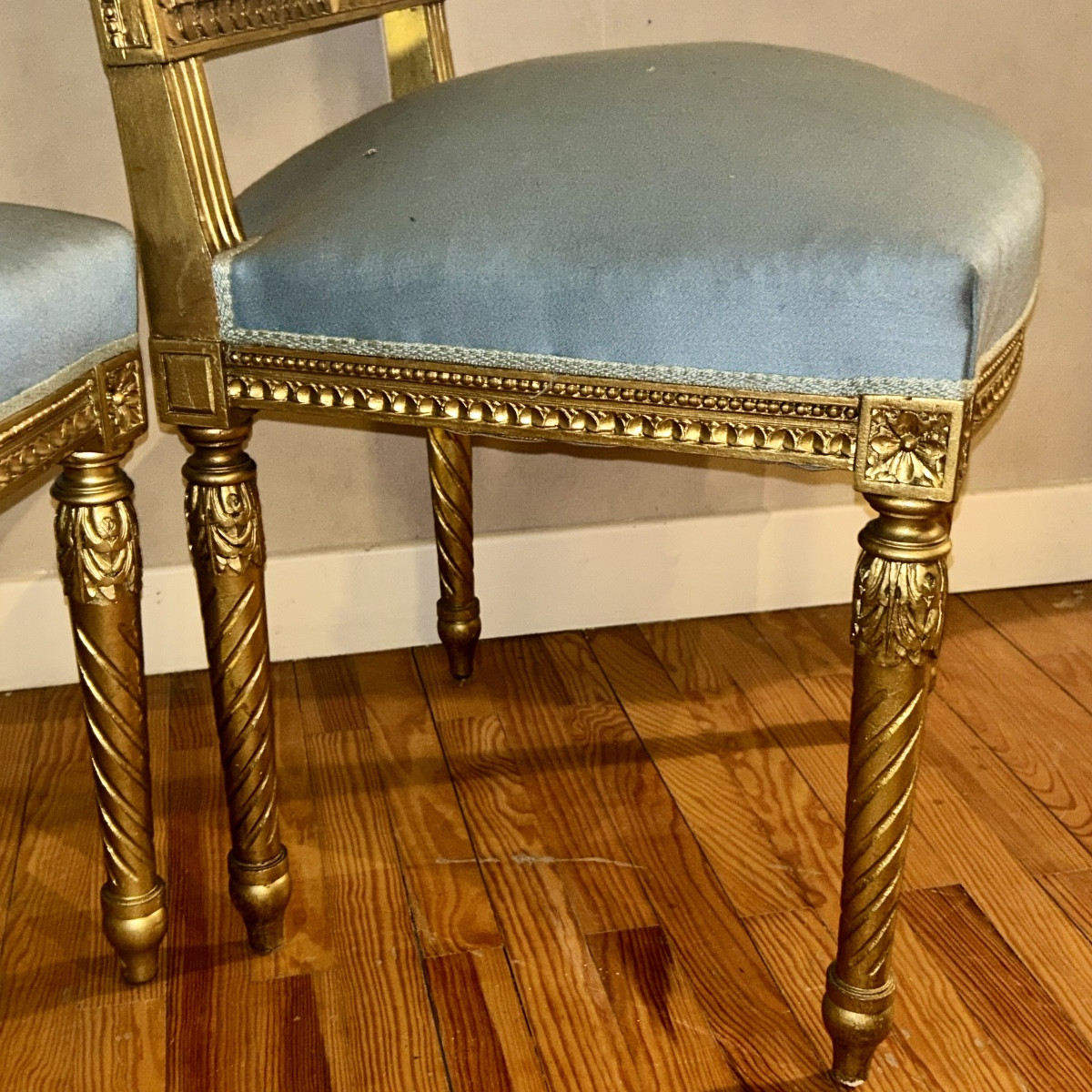 Paire de Chaises de Style Louis XVI Vers 1900-photo-8