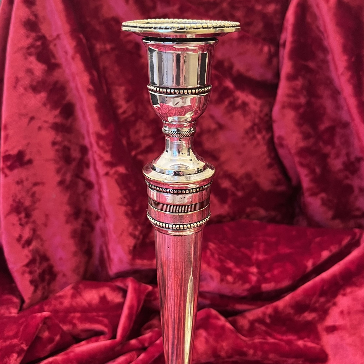 Pair Of Empire Period Candlesticks Or Torches-photo-4