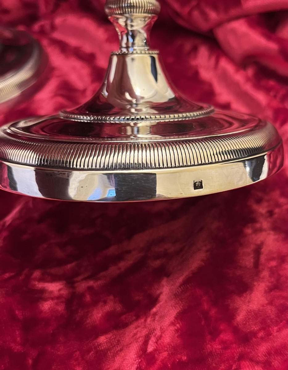 Pair Of Empire Period Candlesticks Or Torches-photo-8