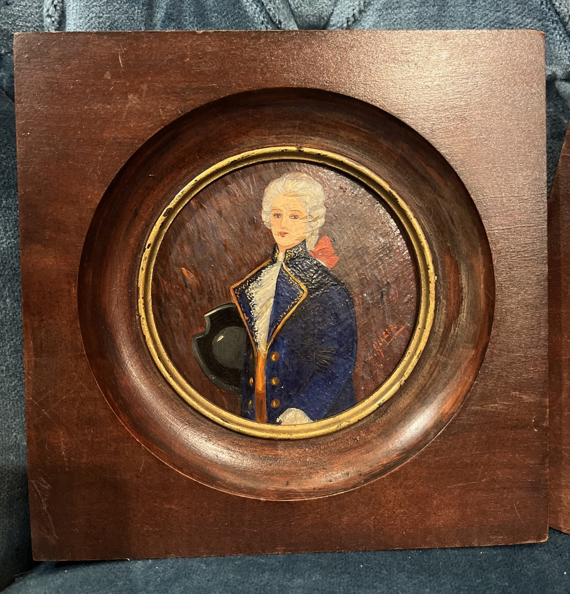 Paire de Miniatures XIXe Siècle-photo-2