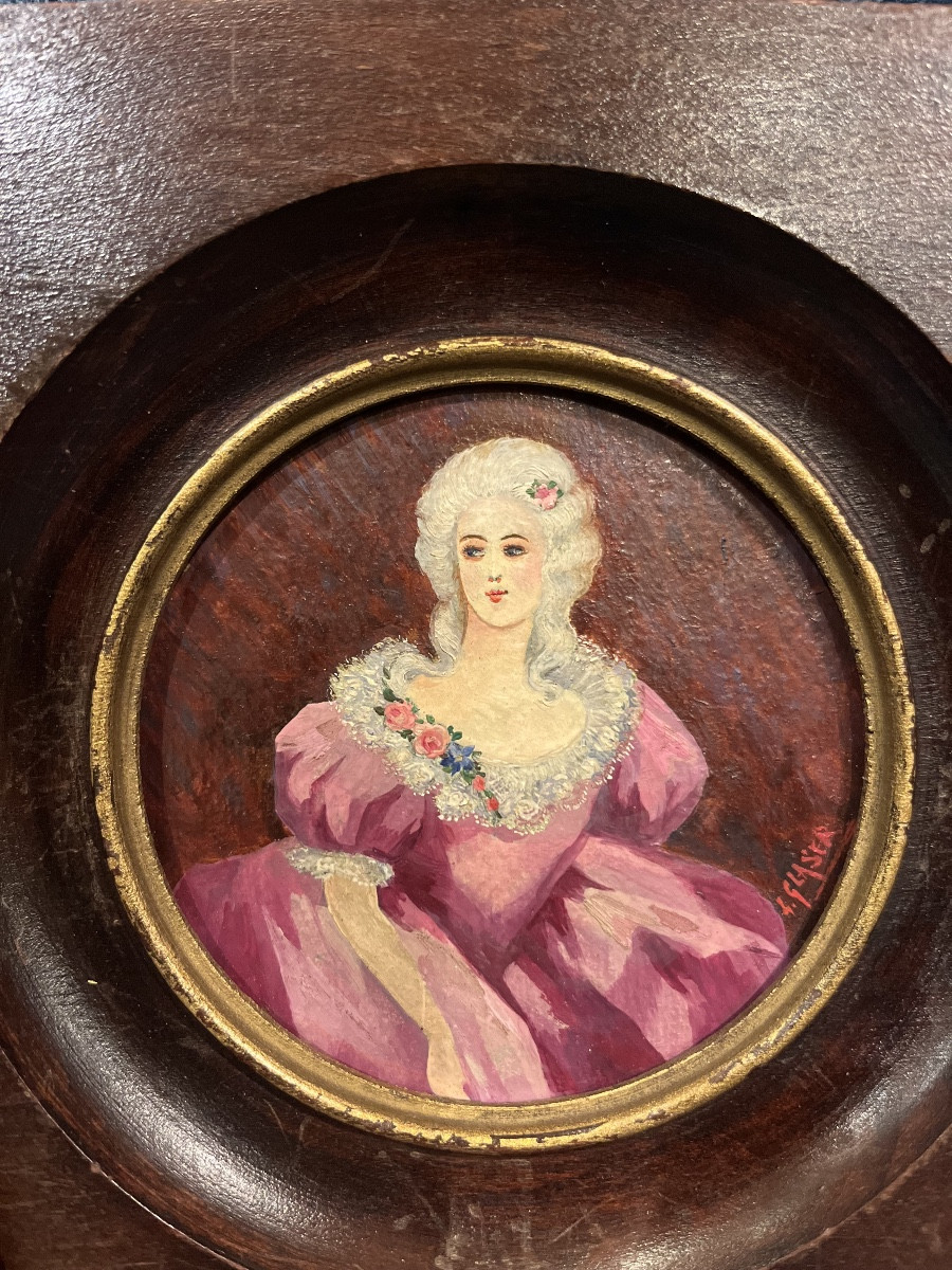 Paire de Miniatures XIXe Siècle-photo-4