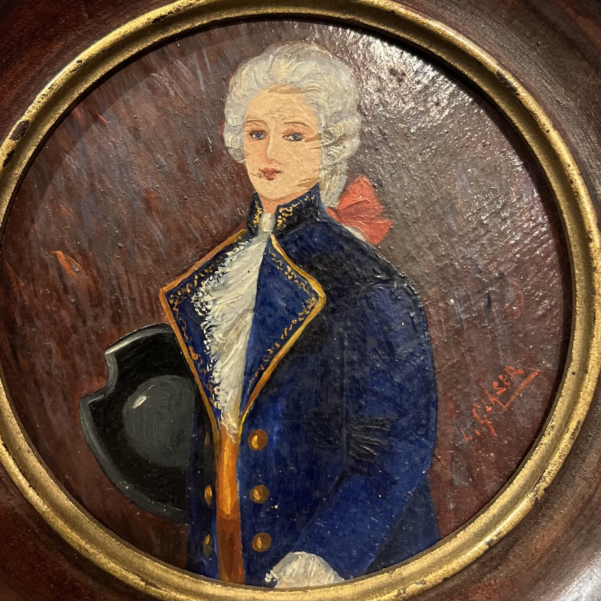 Paire de Miniatures XIXe Siècle-photo-1