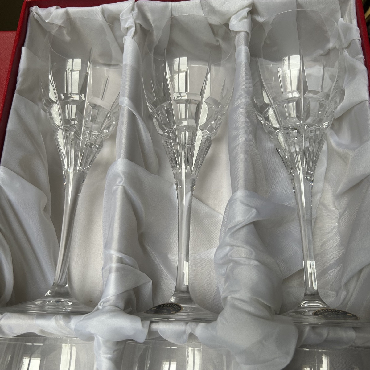 Lorraine Crystal Glassware Service, Hallmarked-photo-3