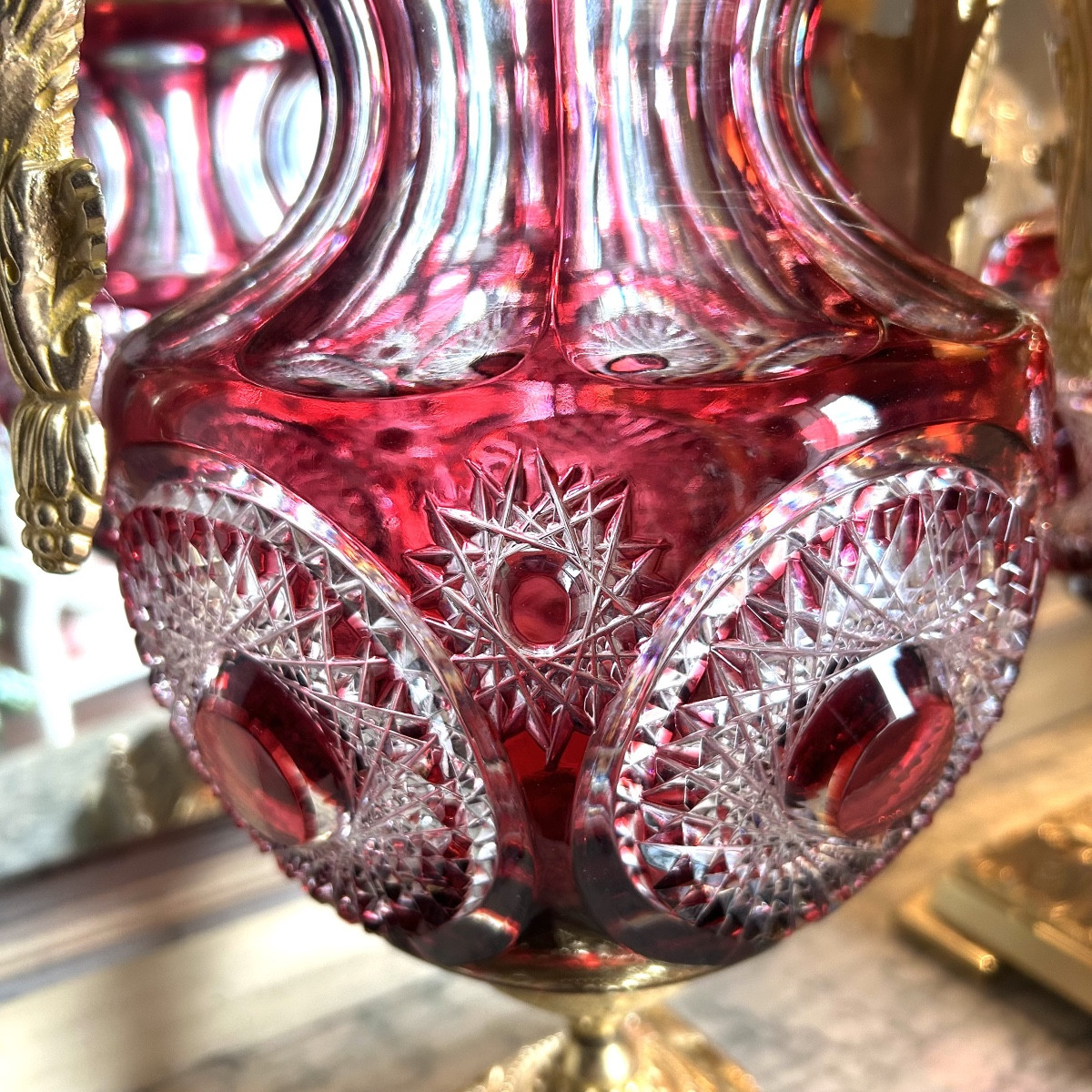 Pair Of Medici Crystal Vases - Maison Benito-photo-5