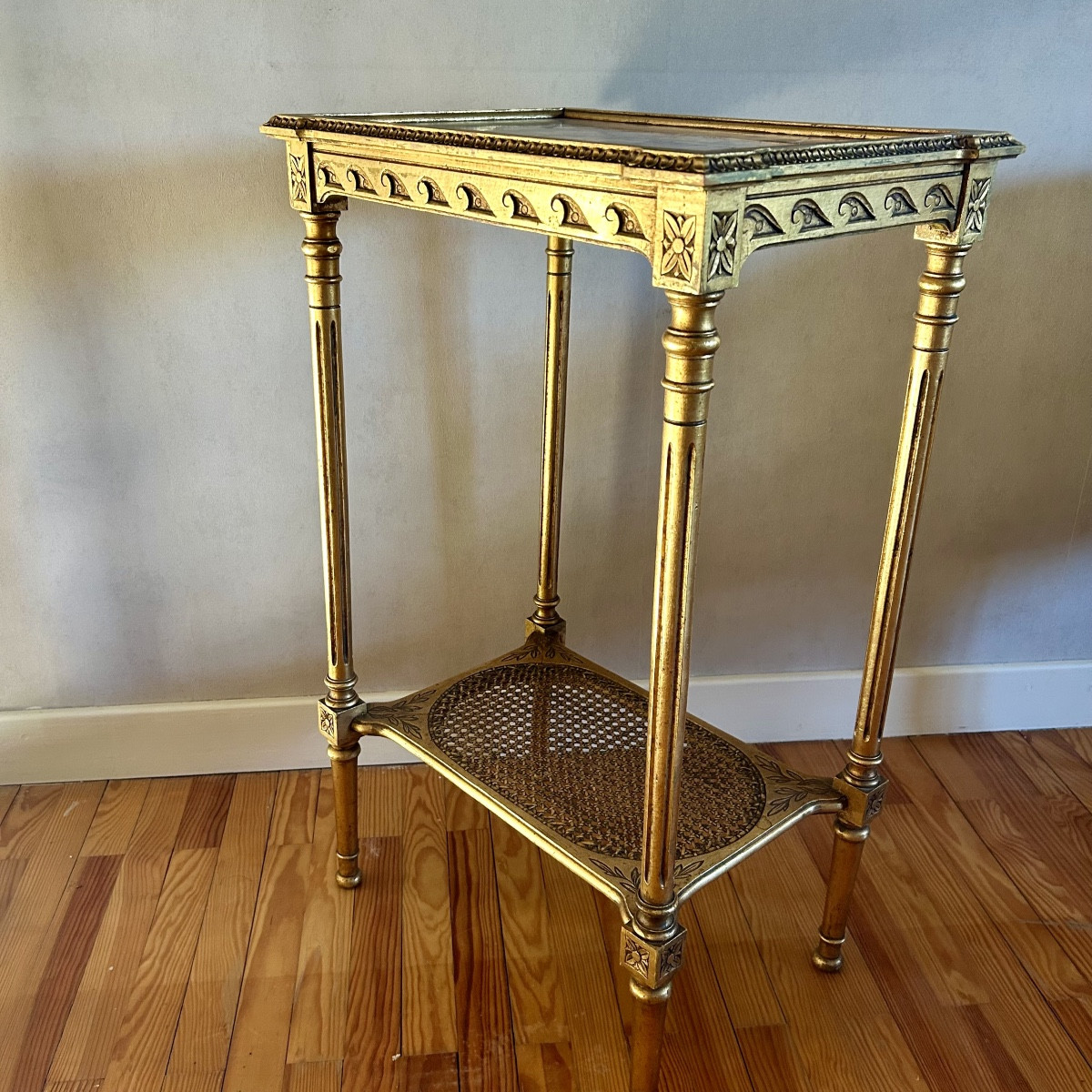 Table d'Appoint ou Guéridon de Style Louis XVI-photo-5