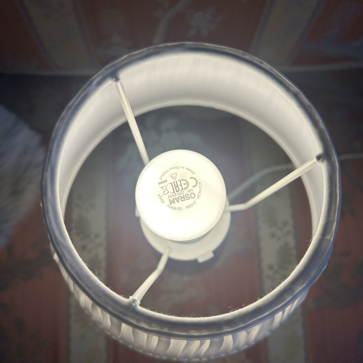 Lampe de Chevet en Opaline XXème Siècle-photo-8