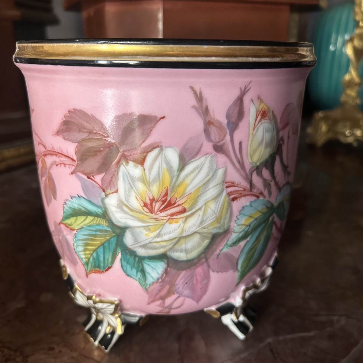 Porcelain Fireplace Trim - Napoleon III Period-photo-2