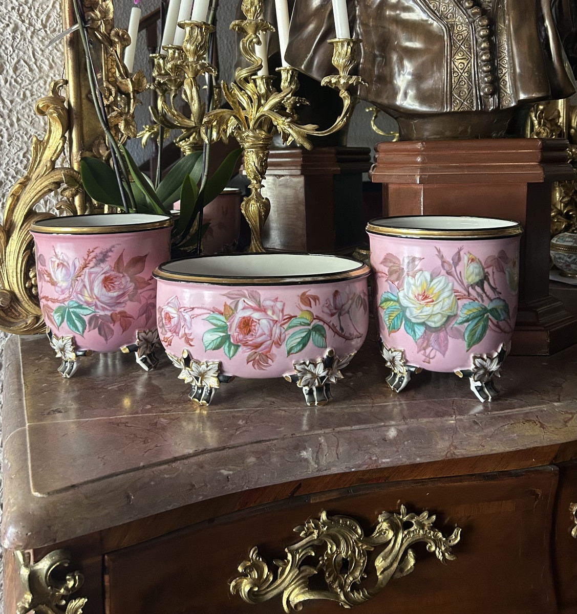 Porcelain Fireplace Trim - Napoleon III Period-photo-6