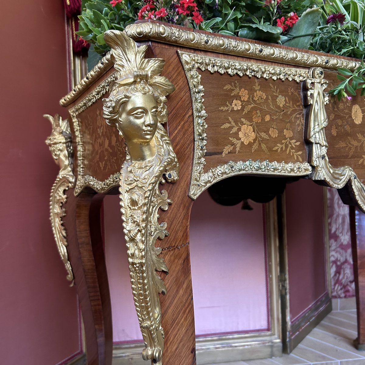 Louis XV-style All-sided Ornamental Planter, Napoleon III Period-photo-2