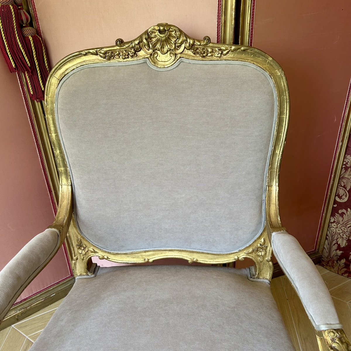 Fauteuil à la Reine de Style Louis XV - XXème Siècle-photo-4