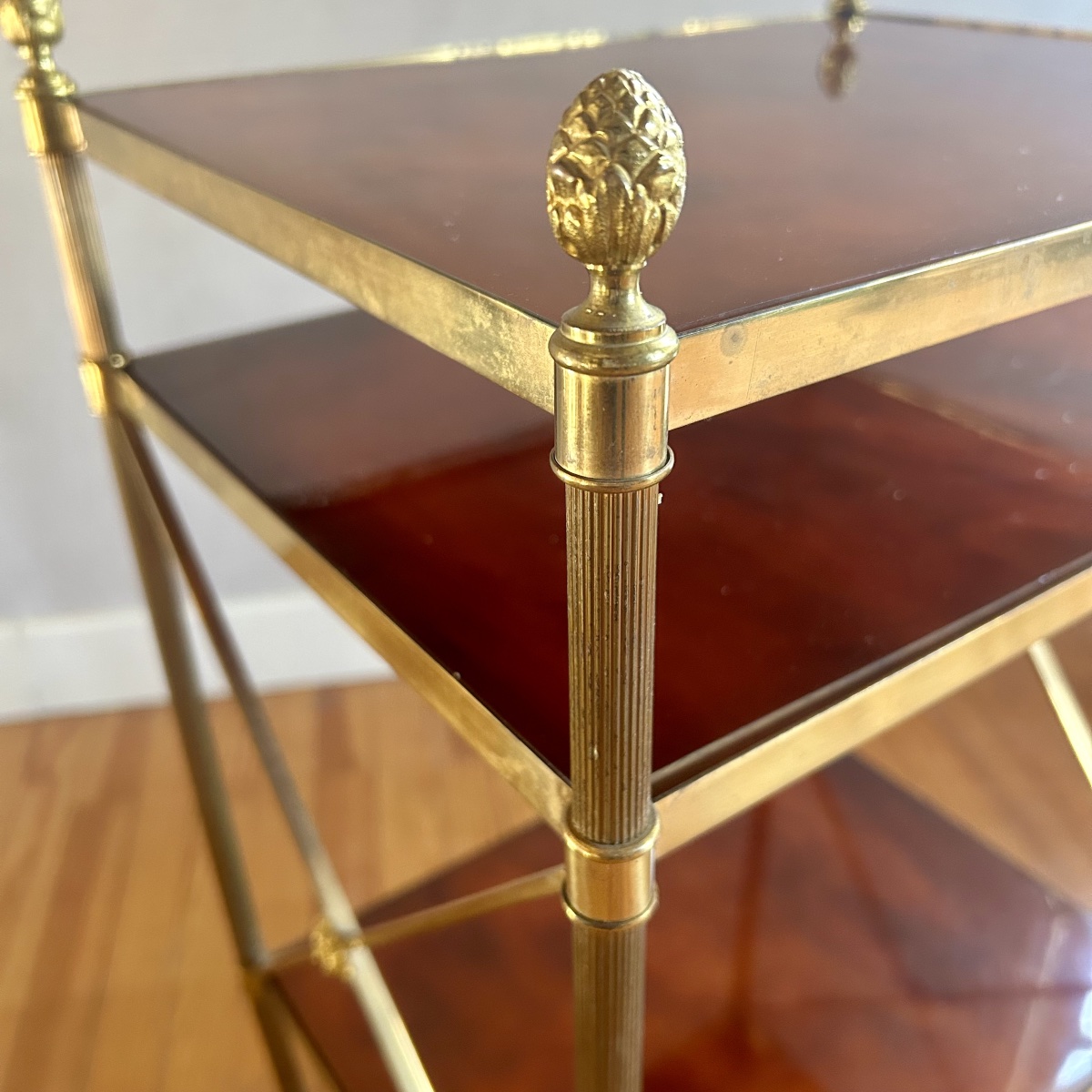 Side Table By Maison Jansen, Circa 1970-photo-4