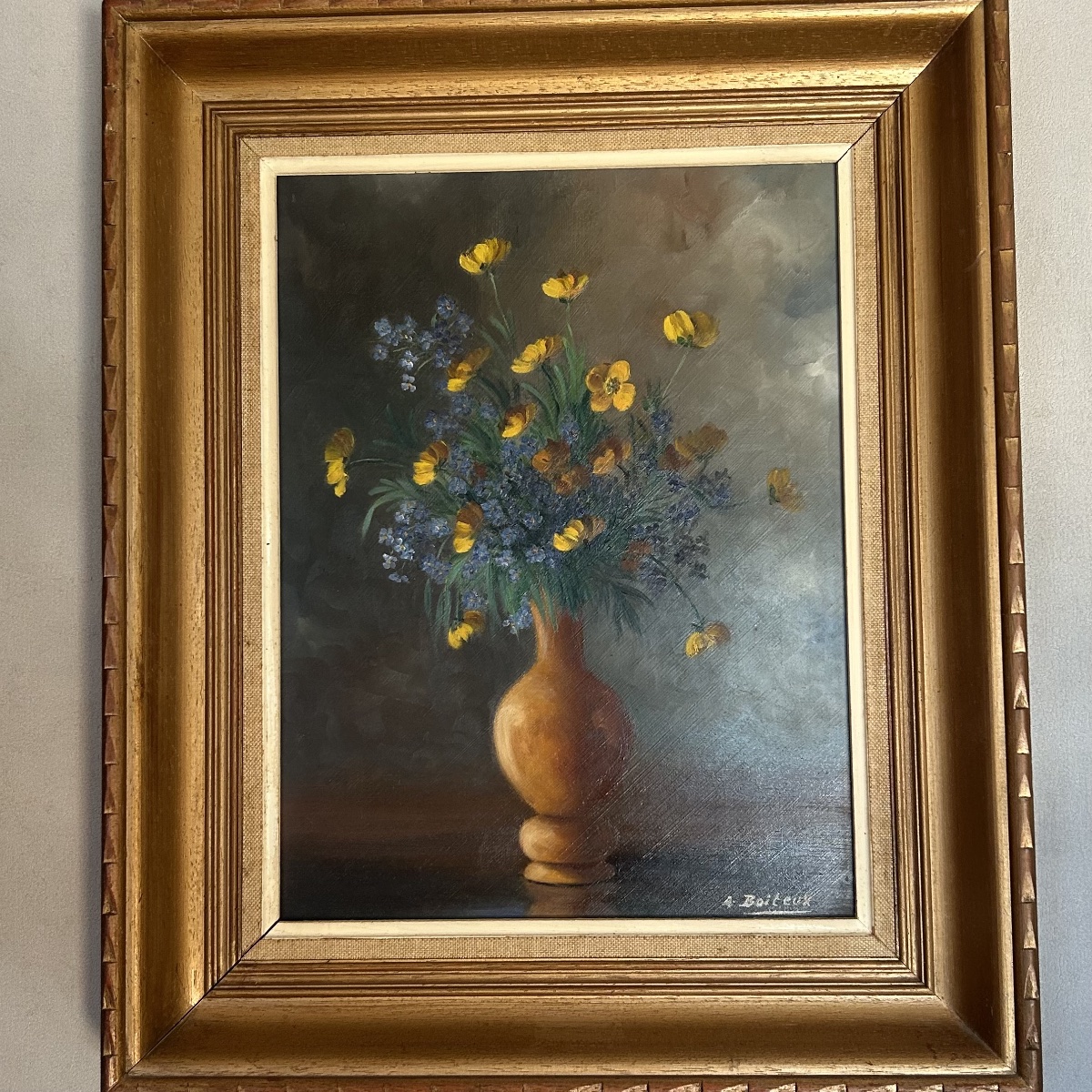 Tableau HSP “Myosotis et Boutons d’Or-photo-3