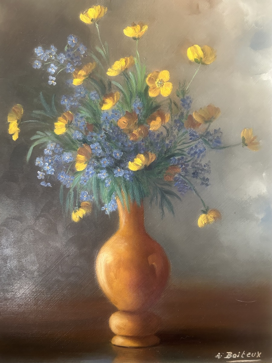 Tableau HSP “Myosotis et Boutons d’Or-photo-2