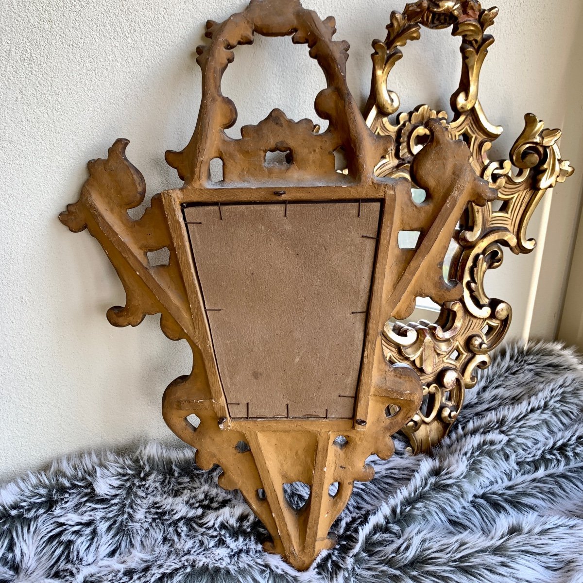 Pair Of Italian Baroque Giltwood Mirrors, 20th Century-photo-7