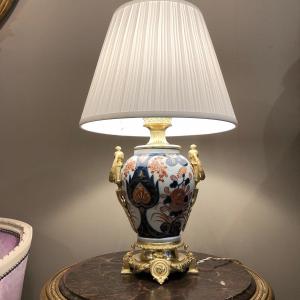 Lampe en Porcelaine Imari - XIXème Siècle 