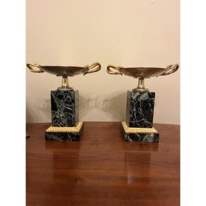 Paire de Cassolettes XIXème siècle
