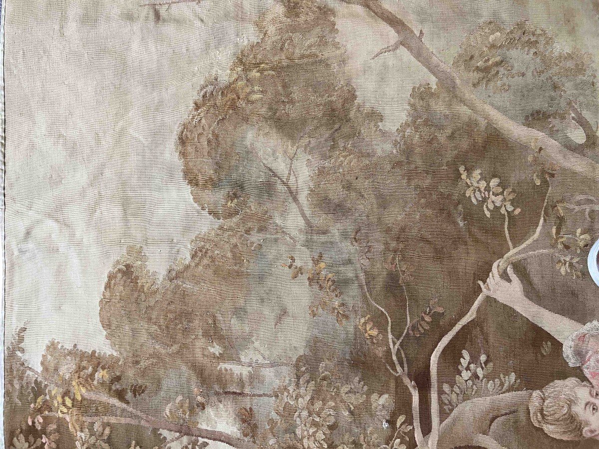 Aubusson Tapestry - XIX E. Century - 2m66hx2m06l - N° 1128-photo-4