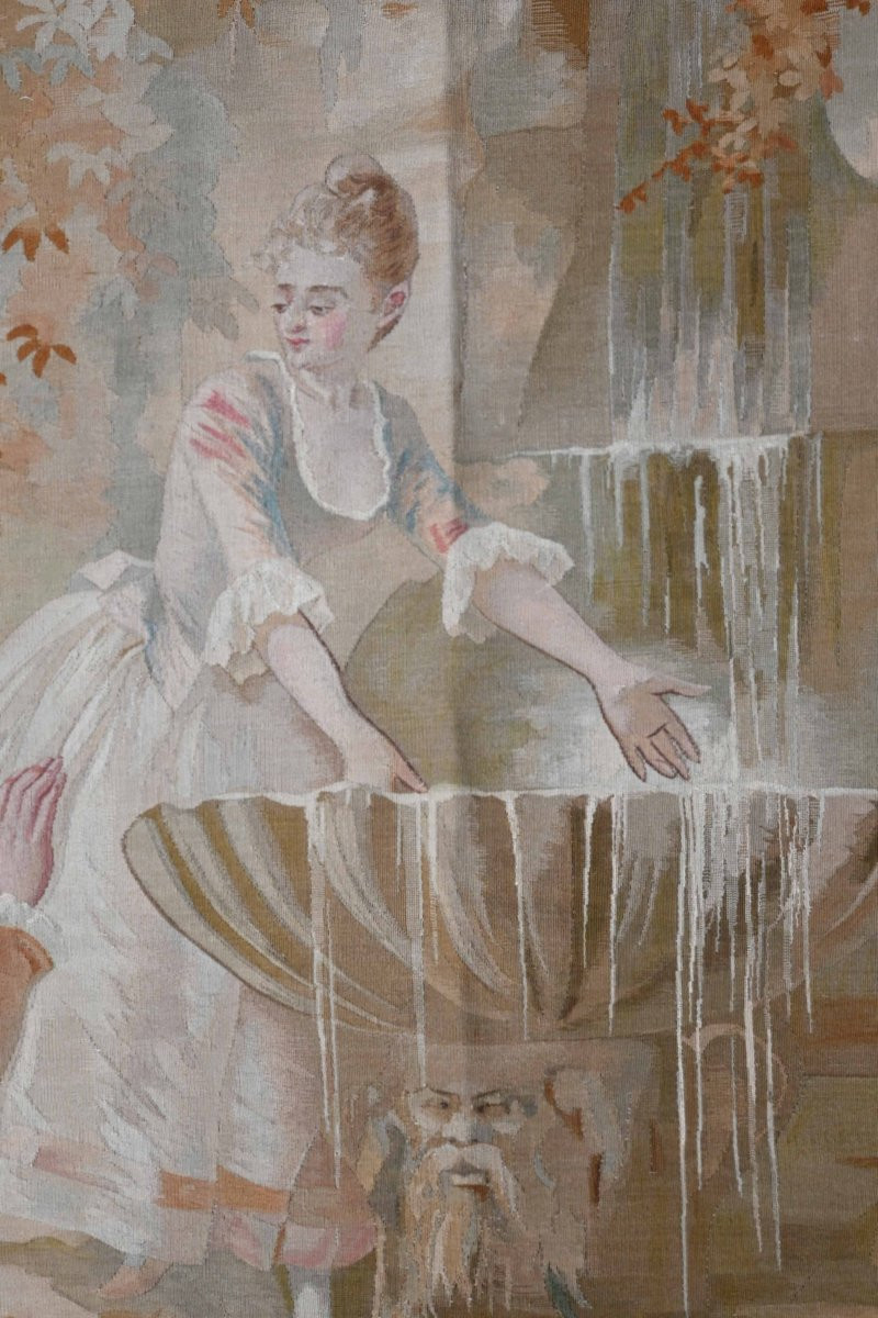 Tapisserie De Felletin Aubusson - Signé Par Bernardet F.f 1890 2m80hx1m55l - N° 236-photo-6