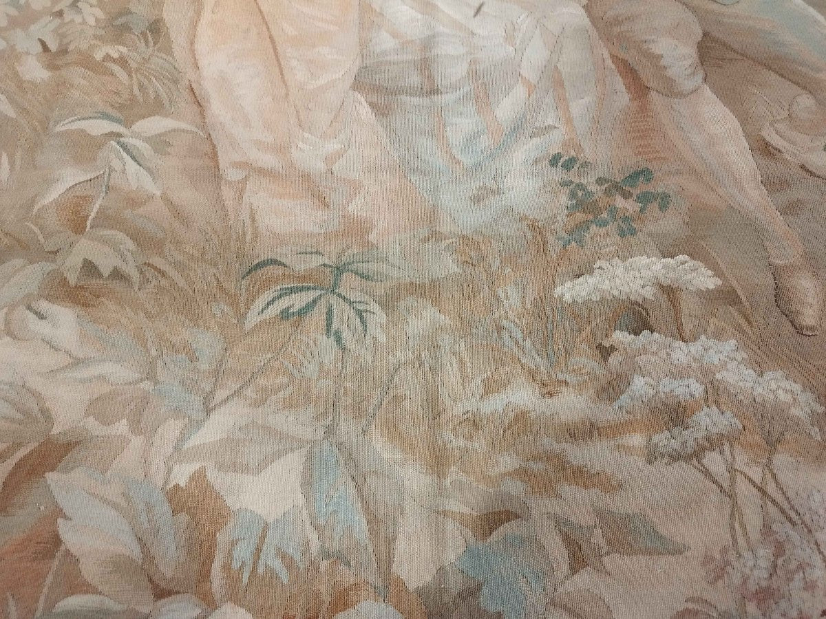 Tapisserie Aubusson - XIX E. Siècle - 2m80hx1m80l -  N° 943-photo-3