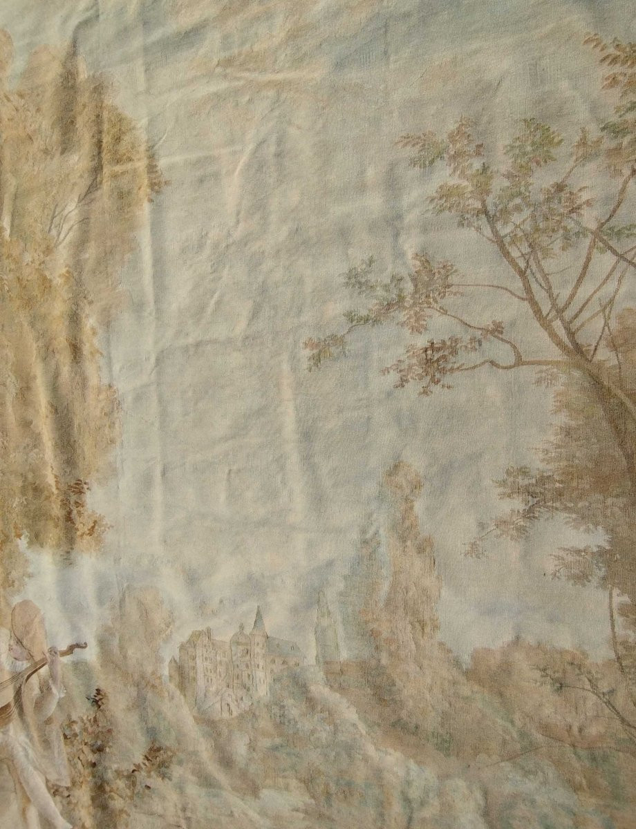 Tapisserie Aubusson - XIX E. Siècle - 2m80hx1m80l -  N° 943-photo-7