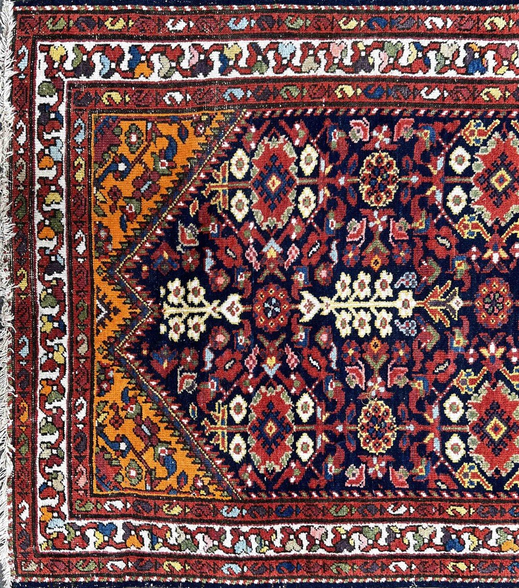 Important Tapis Malayer *Estampill&eacute;* - XIX e. Si&egrave;cle - Dim:5m00x1m10 - N&deg; 873-photo-4