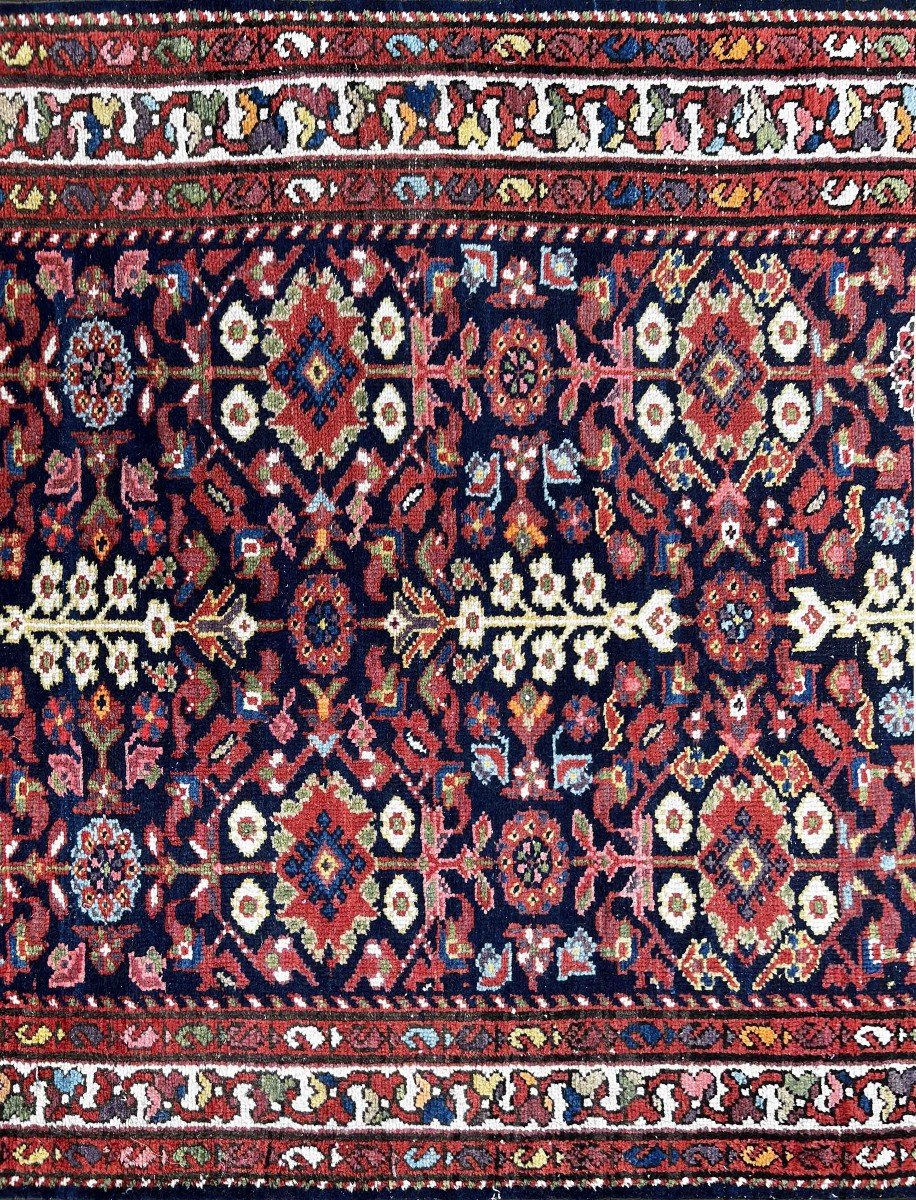 Important Tapis Malayer *Estampill&eacute;* - XIX e. Si&egrave;cle - Dim:5m00x1m10 - N&deg; 873-photo-2
