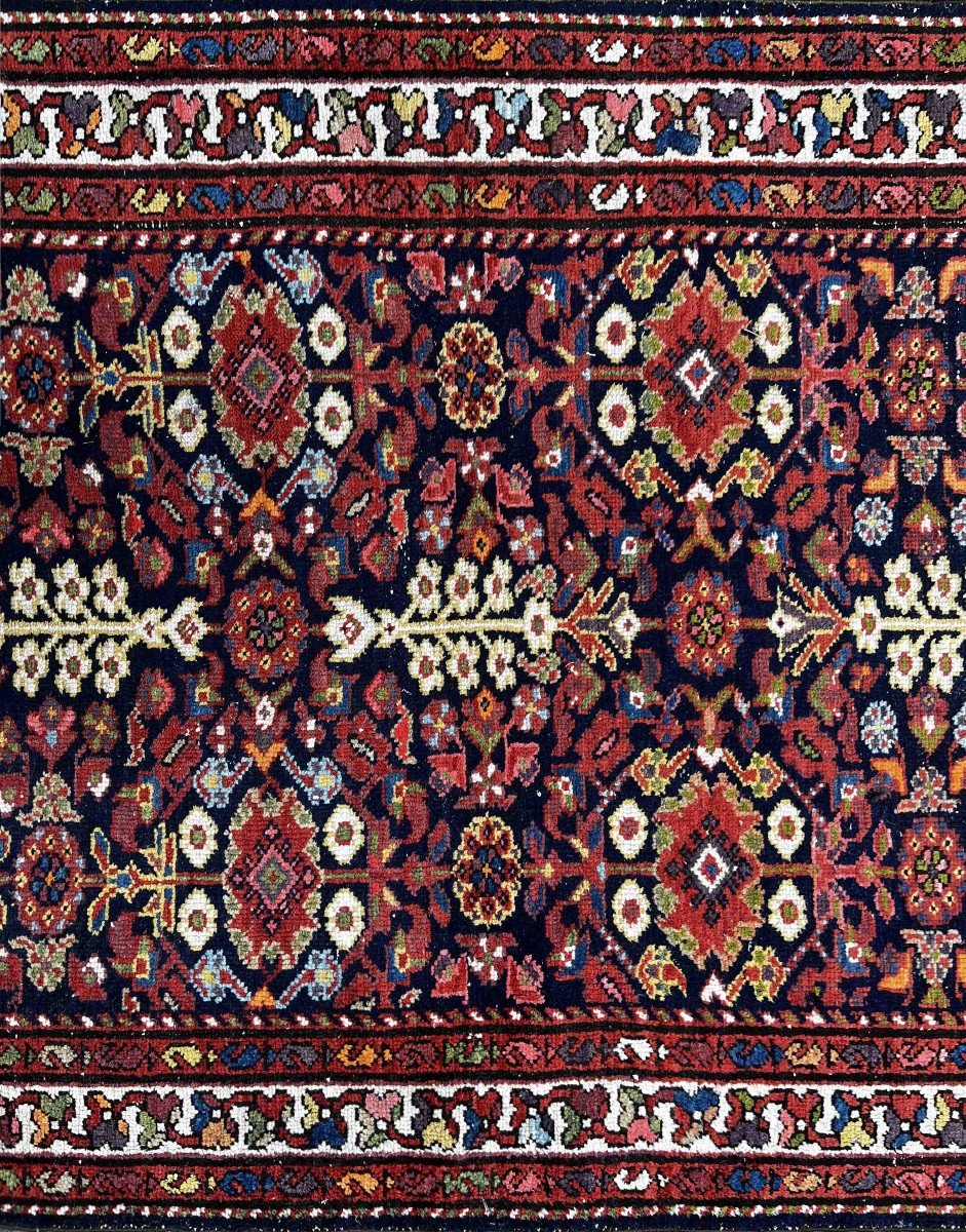 Important Tapis Malayer *Estampill&eacute;* - XIX e. Si&egrave;cle - Dim:5m00x1m10 - N&deg; 873-photo-3