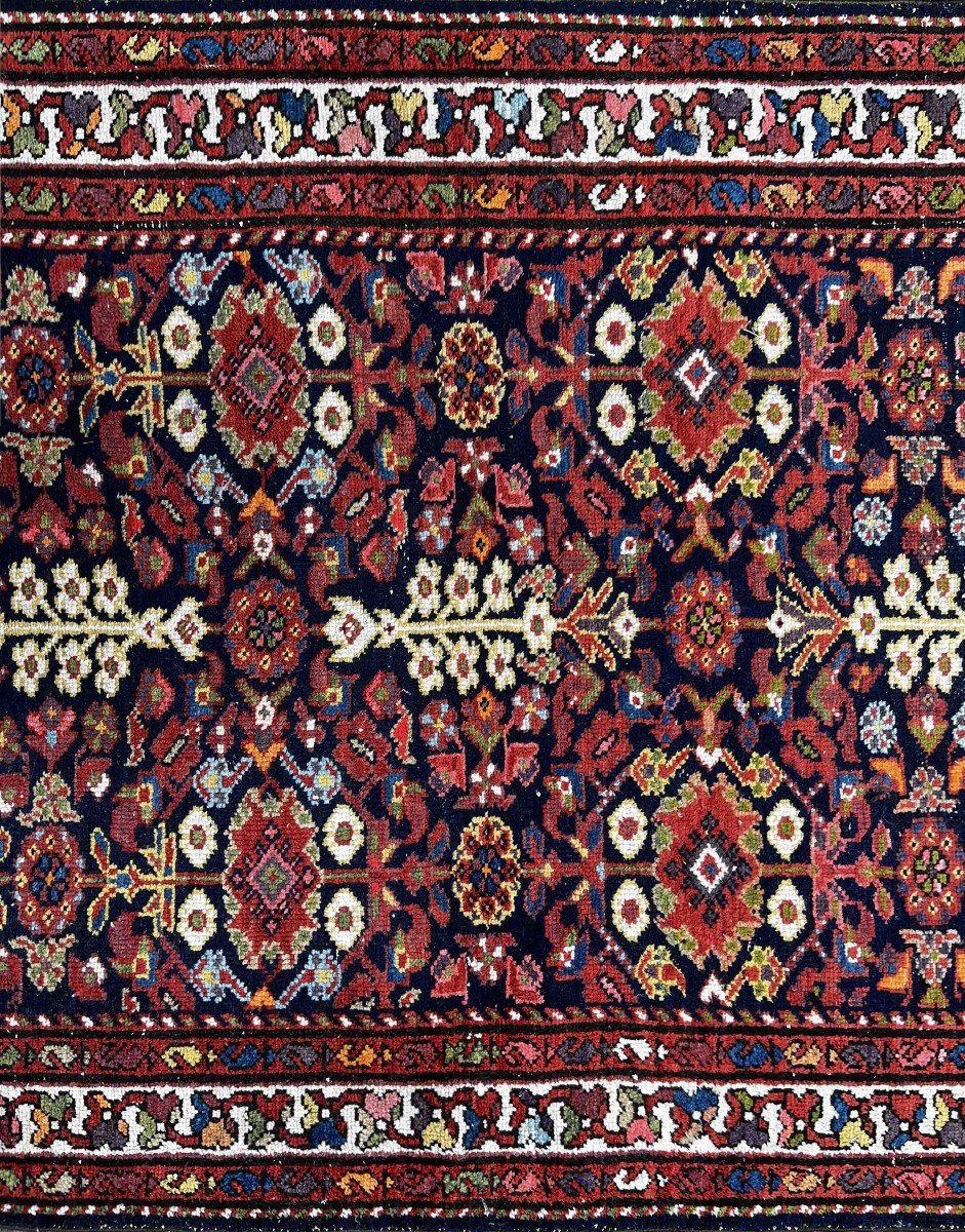 Important Malayer 19th Century Rug. Century - Size: 5m00x1m10 - N° 873-photo-3