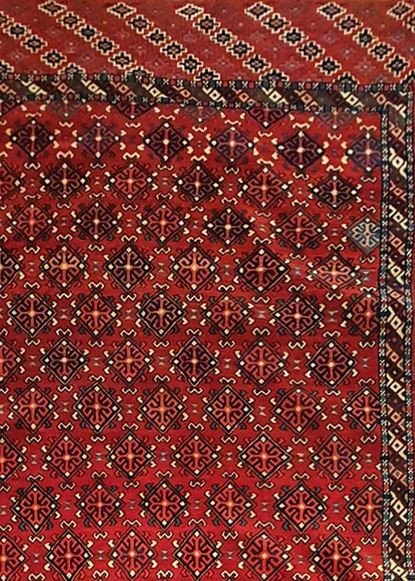 Turkmen Carpet Yomud 19th 205 X 125 - N° 729-photo-2