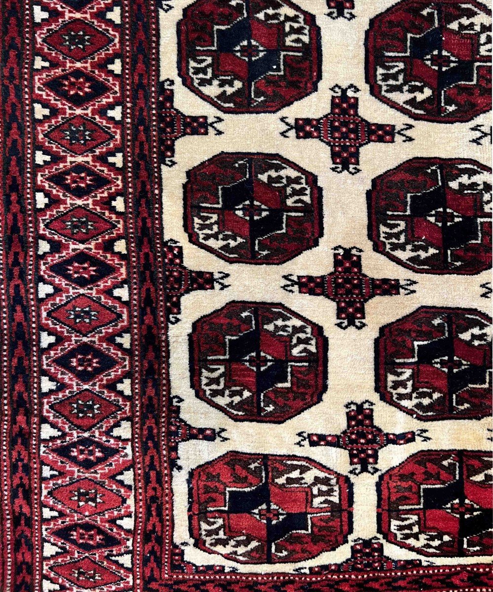 Tapis Boukara Turkm&egrave;ne XX &egrave;me Si&egrave;cle - Dim 170 X 110 - N&deg; 948-photo-1