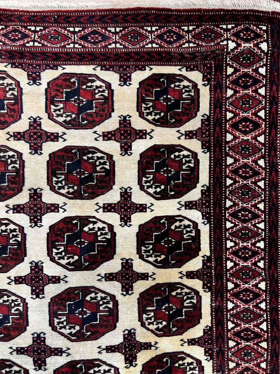 Tapis Boukara Turkm&egrave;ne XX &egrave;me Si&egrave;cle - Dim 170 X 110 - N&deg; 948-photo-5