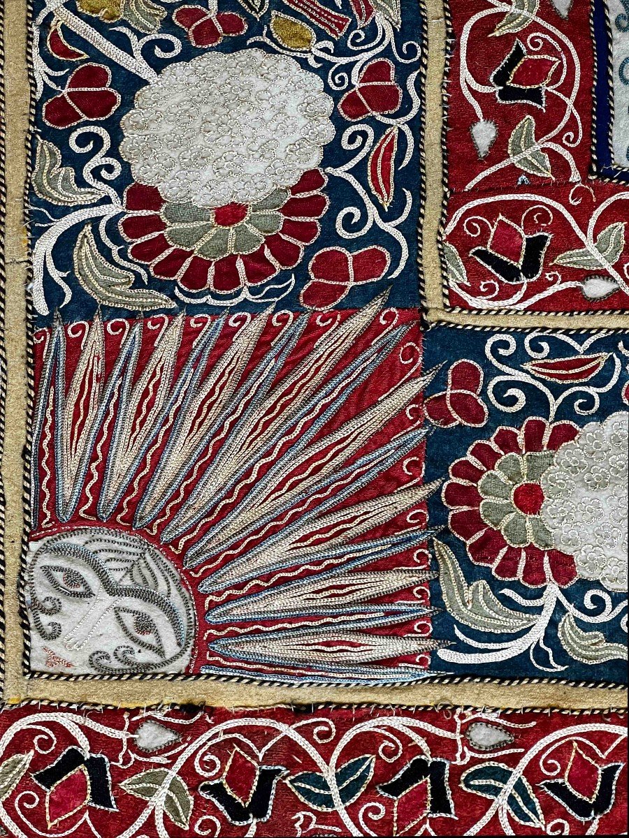 Persian Fabric - Recht - 19th Century Around 1860 - 1m83x1m33 - N° 1215-photo-2