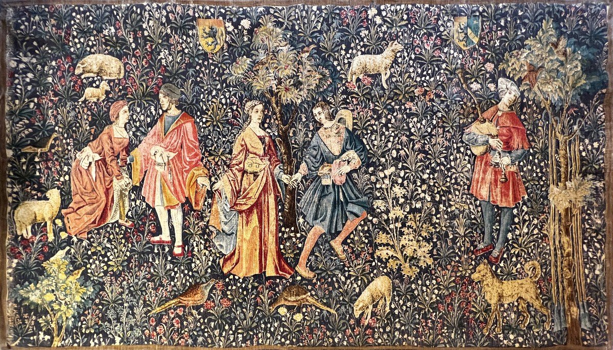 Tapestry Style Mille-fleurs - Printed - 1m95x1m10 - N° 983