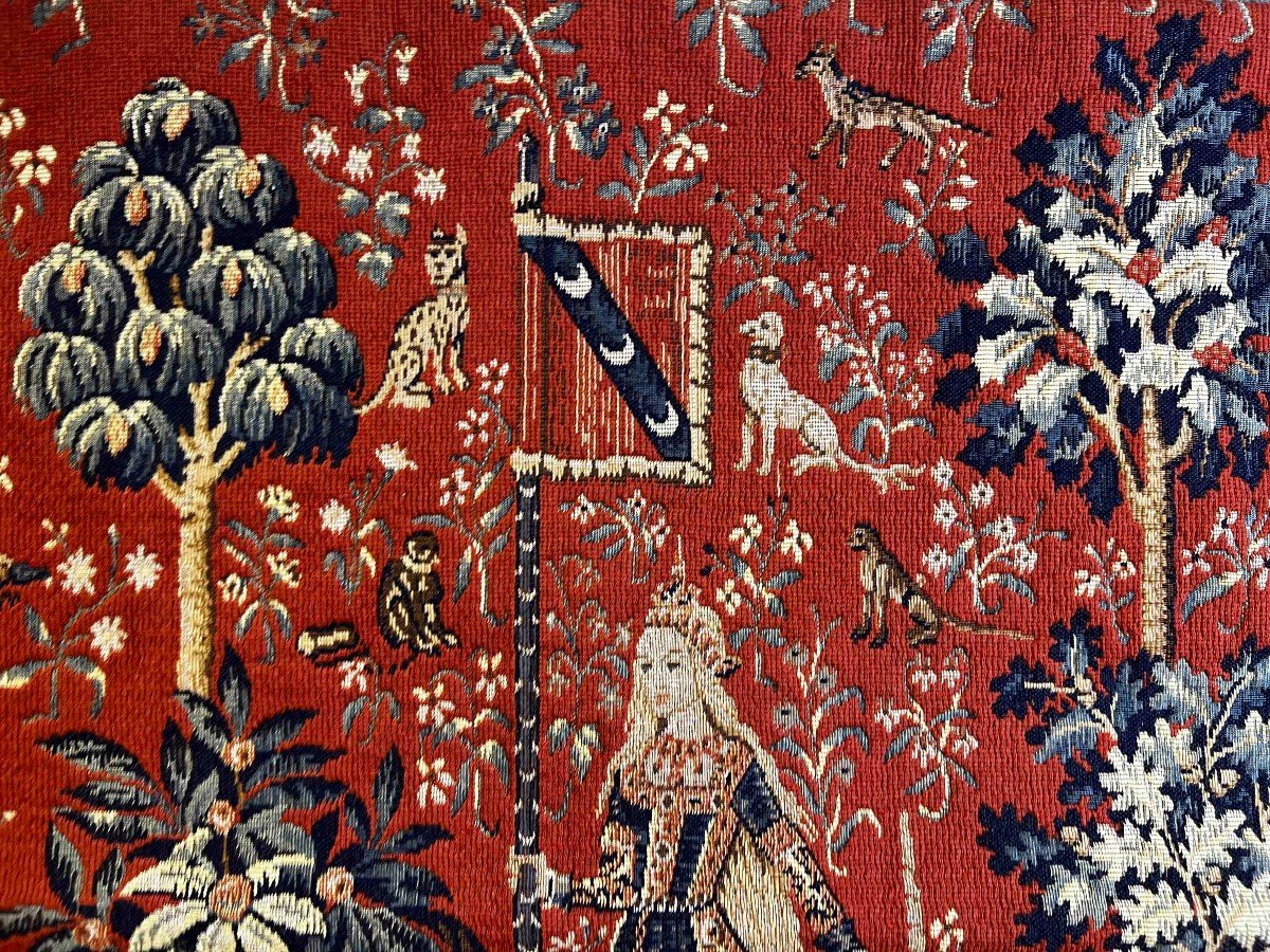 Tapestry Point d'Halluin Lady And The Unicorn - 0.90x0.77 - N° 984-photo-2