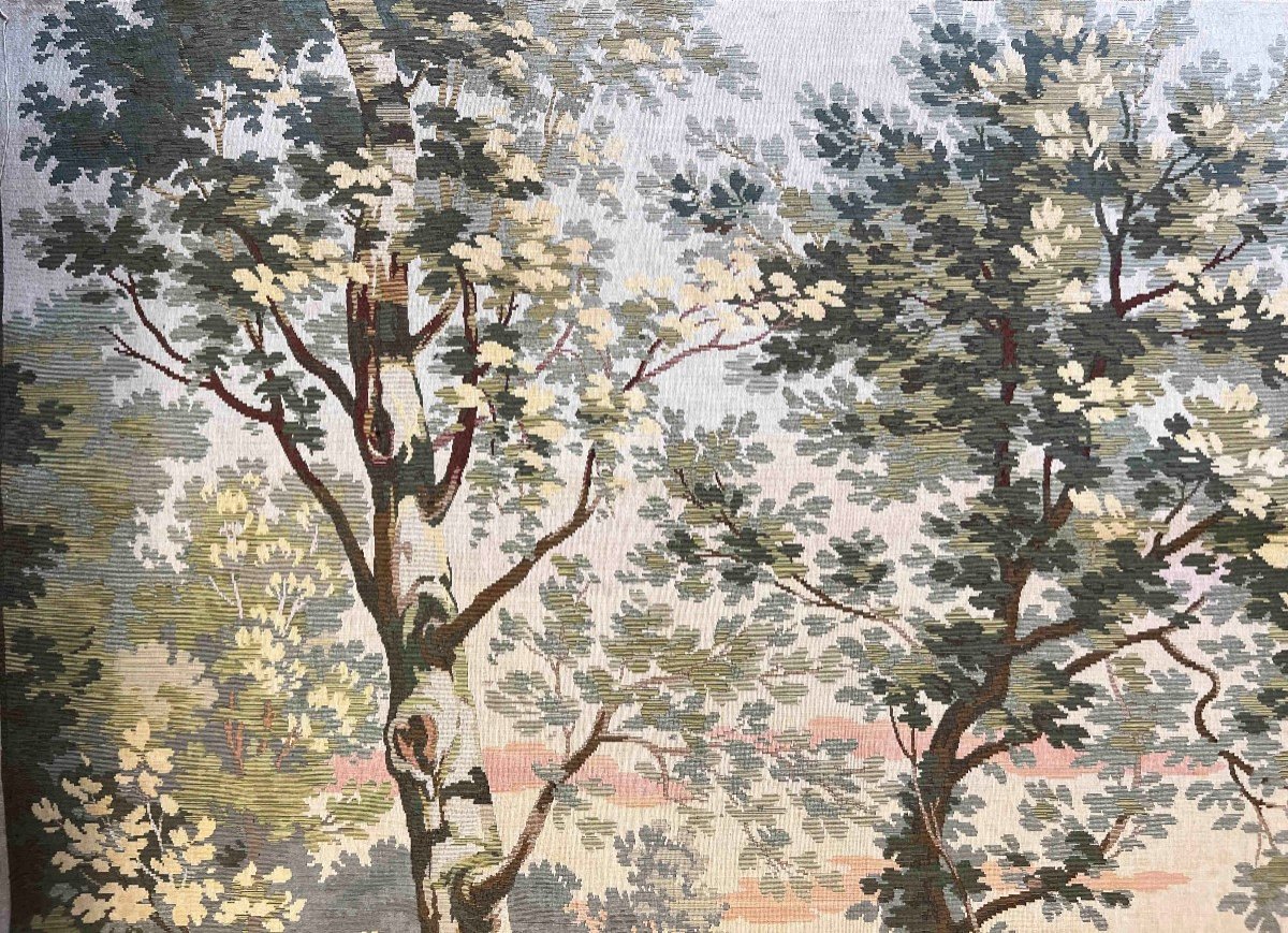 Tapisserie d'Après Camille Corot Style Gobelins - Jacquard - 1m95x1m45 - N° 1030 -photo-1