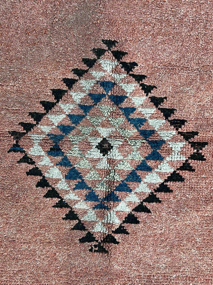 Tapis fran&ccedil;ais Moderne vers 1960 - 1m94x2m94 - N&deg; 1222 -photo-4