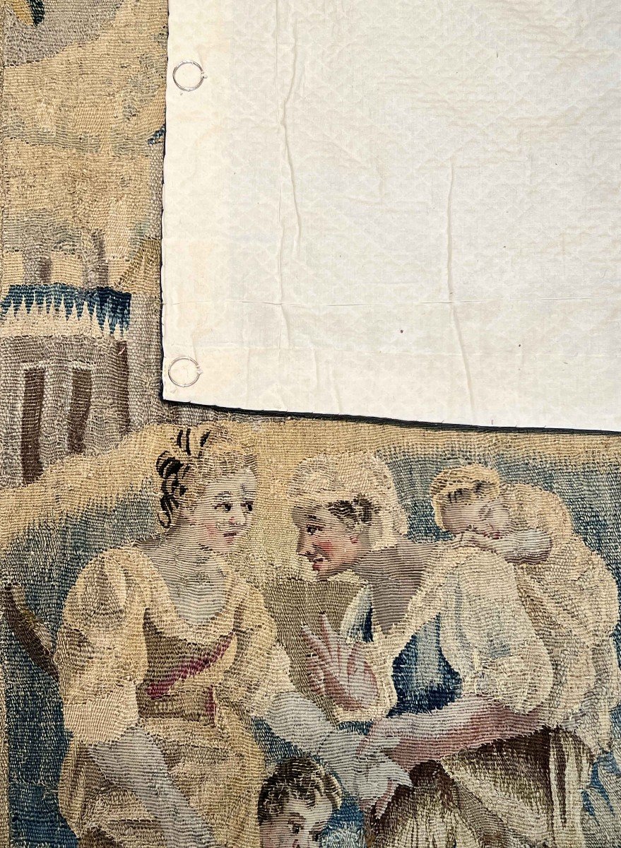 Aubusson Tapestry 18th Century - Size 2m70 X 1m80 - N° 1106-photo-6
