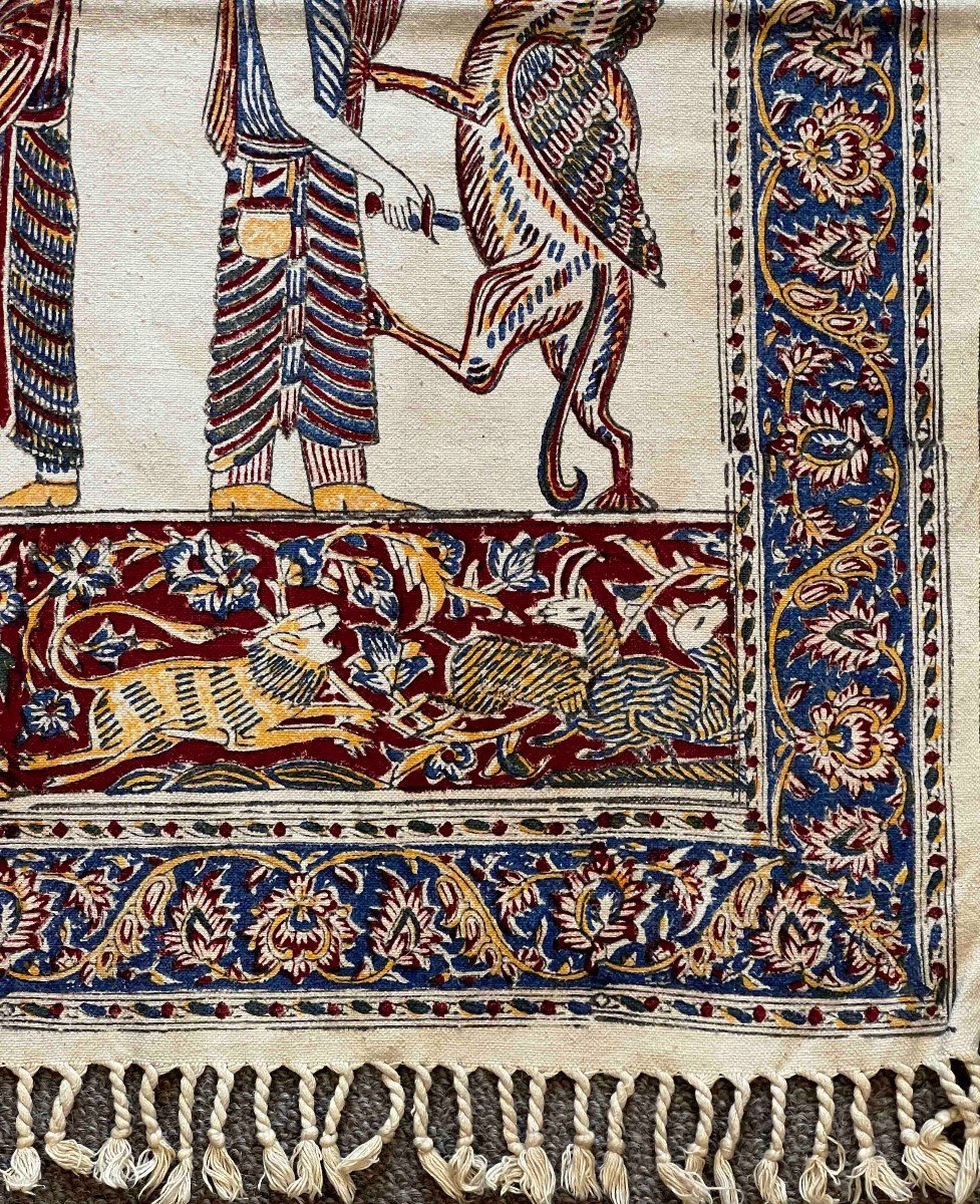 Textile, Isfahan, Circa 1990, 150x95, N° 712-photo-2