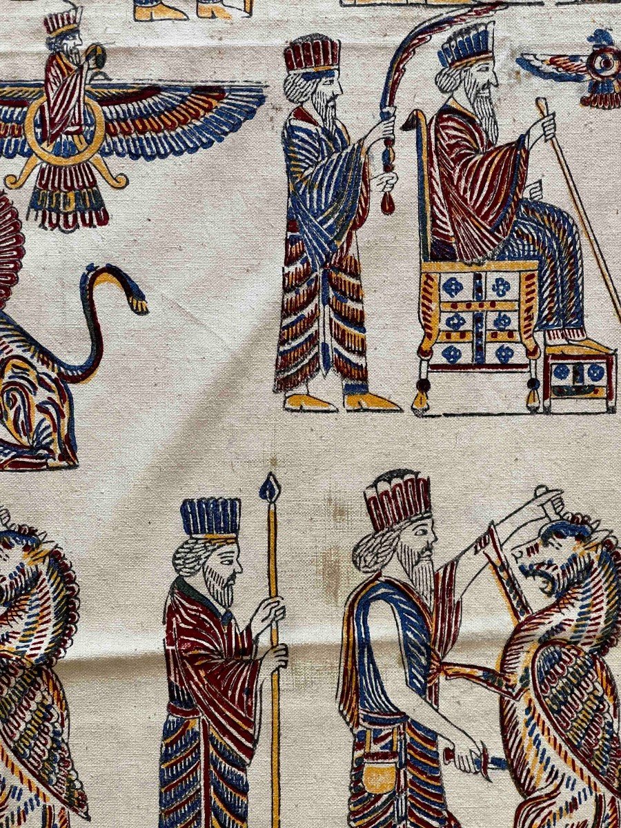 Textile, Isfahan, Circa 1990, 150x95, N° 712-photo-3