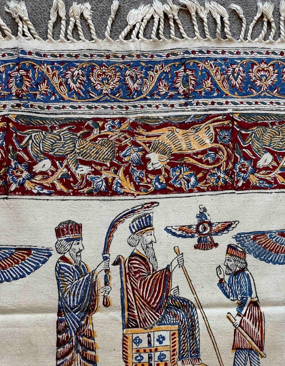 Textile, Isfahan, Circa 1990, 150x95, N° 712-photo-5