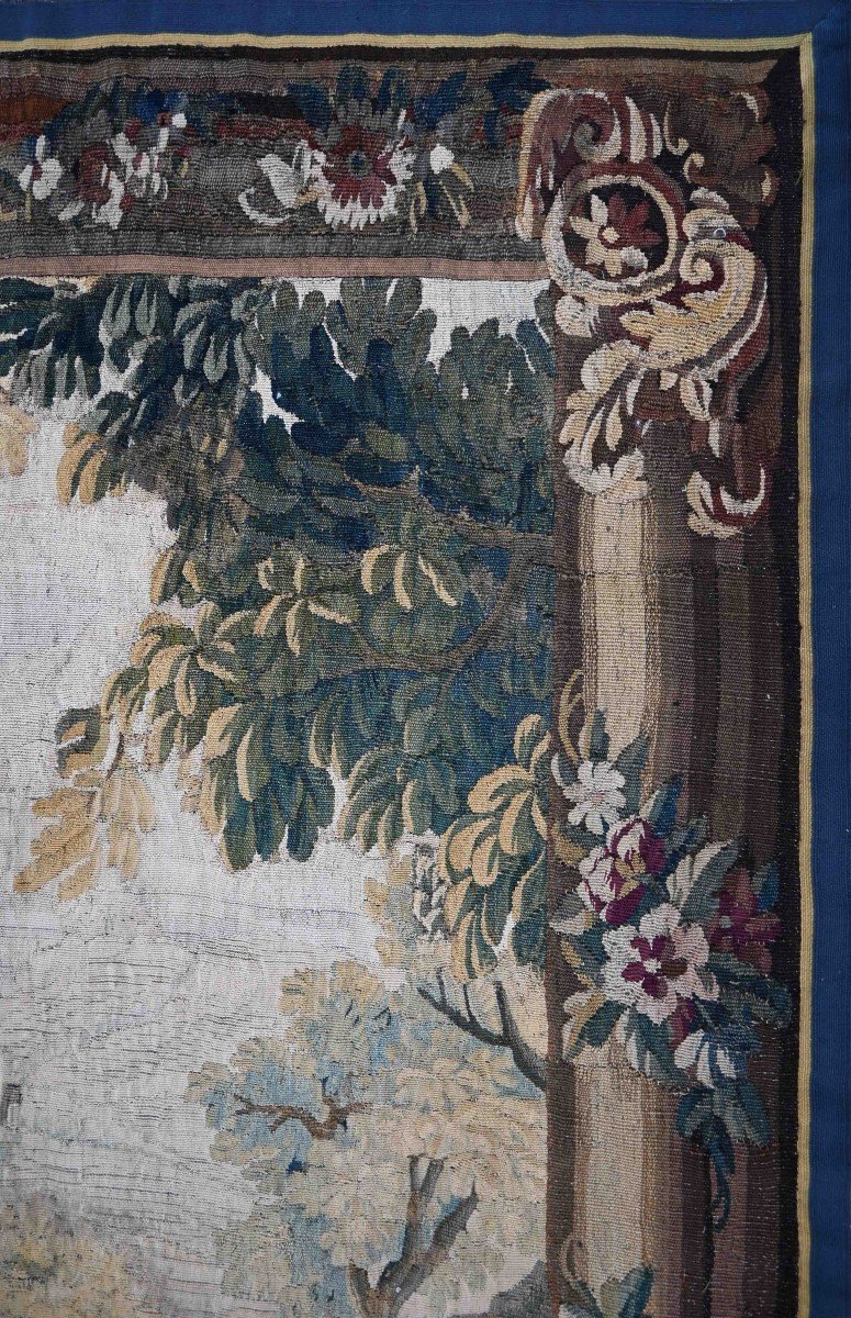 Scene Galante - Tapisserie Aubusson 18e Siecle - H2m20xl1m50, N&deg; 1253-photo-2