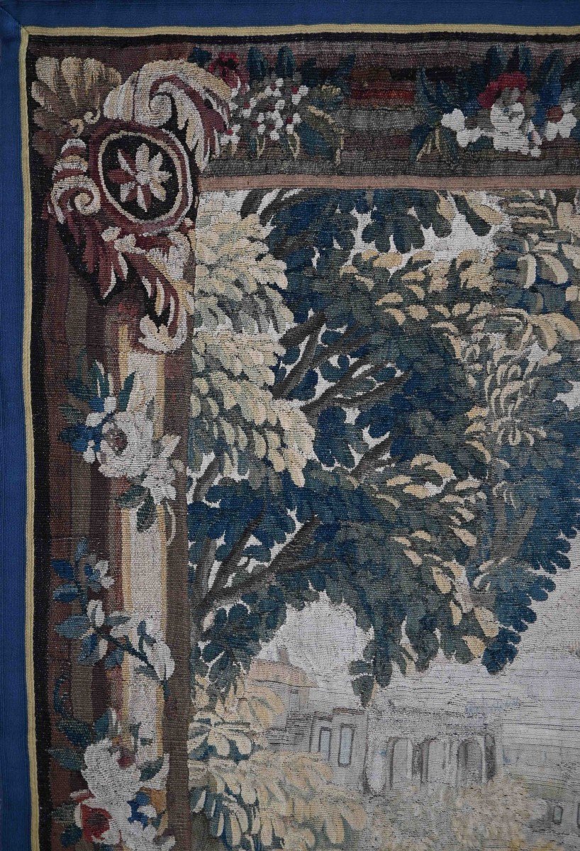 Scene Galante - Tapisserie Aubusson 18e Siecle - H2m20xl1m50, N&deg; 1253-photo-3