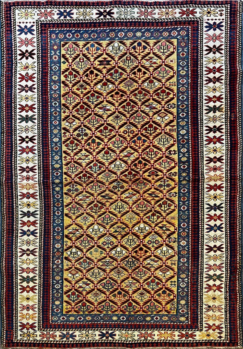 Tapis Ancien De Daghistan XIXe Siecle - 1.5x0.95, N&deg; 635