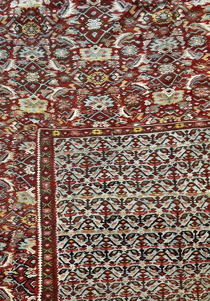 Kilim Senneh XIXe.s Vers 1880 - 200x125 - N&deg; 224-photo-2