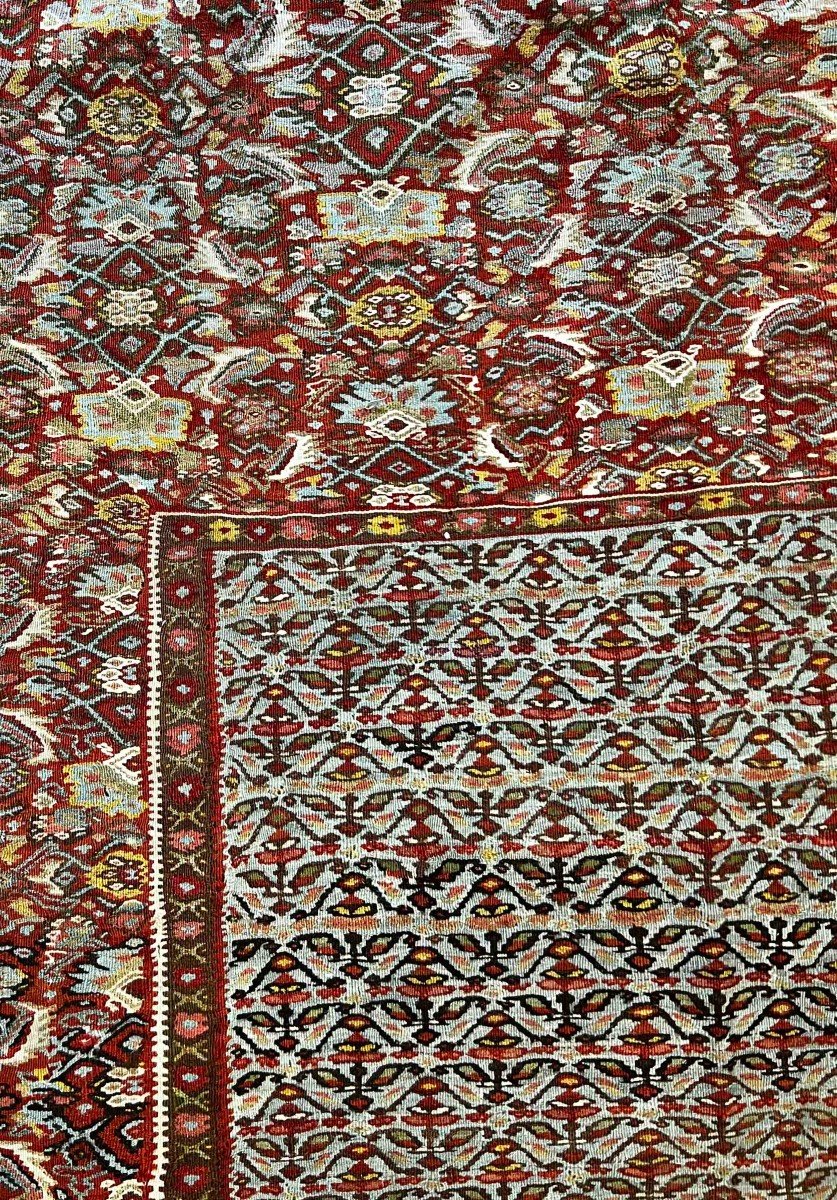 Kilim Senneh XIX.s Around 1880 - 200x125 - N° 224-photo-2