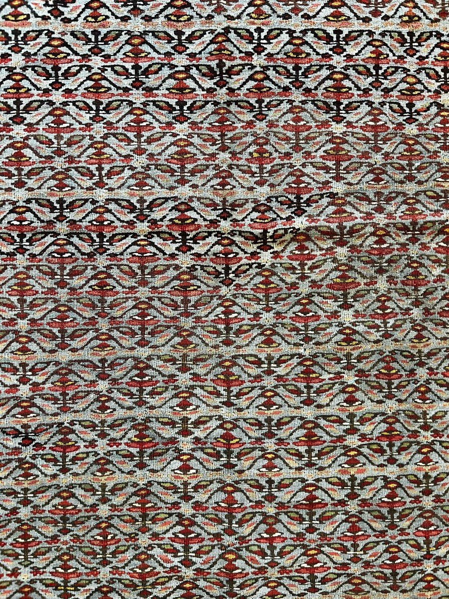 Kilim Senneh XIX.s Around 1880 - 200x125 - N° 224-photo-3