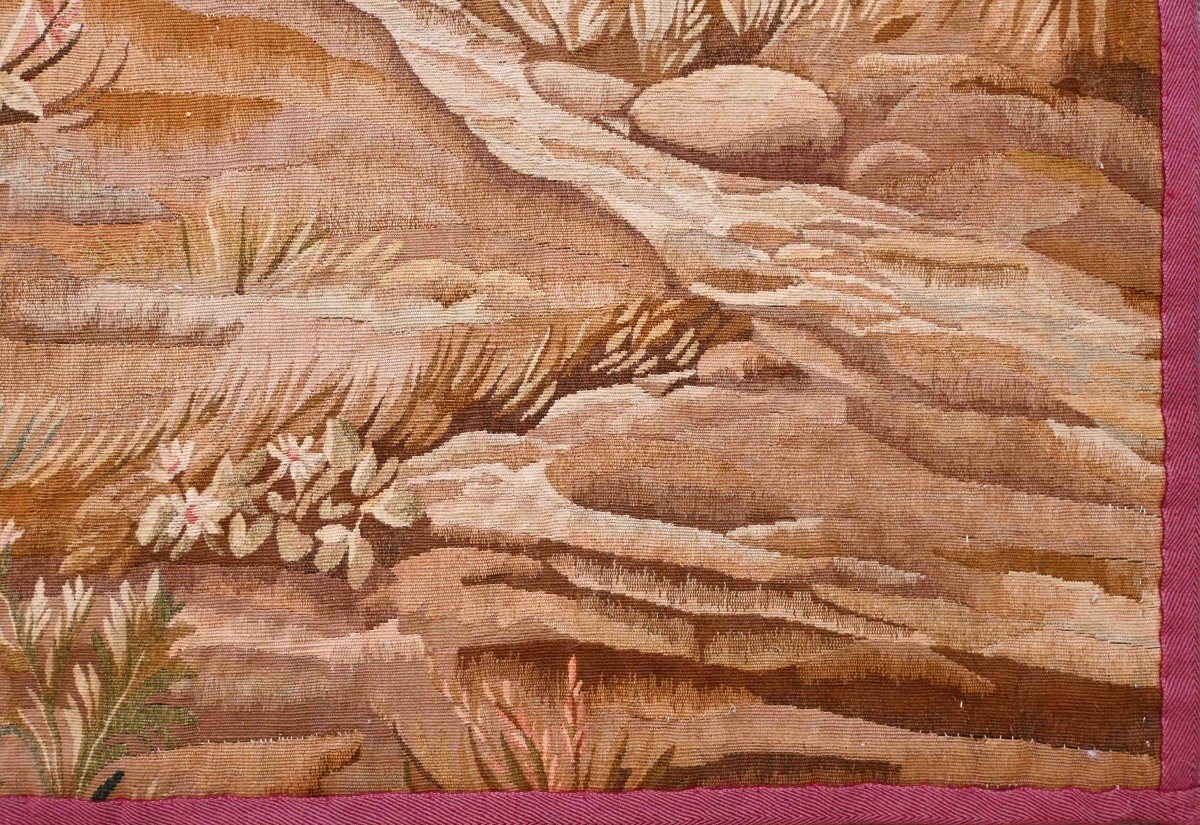 Aubusson Verdure Tapestry 19th Century - 0.90lx1m85h - N° 1248-photo-4