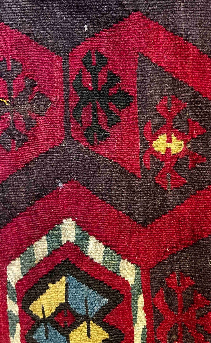 Coussin En Kilim - Objets De Décoration - Vers 1930 - 65x25 - N° 321-photo-2